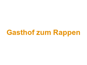 Gasthof zum Rappen Logo