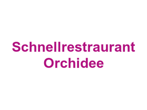 Schnellrestraurant Orchidee Logo