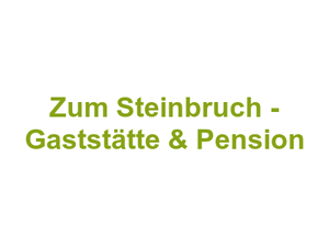 "Zum Steinbruch" - Gaststätte & Pension Logo