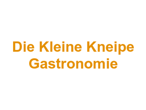 Die Kleine Kneipe Gastronomie Logo
