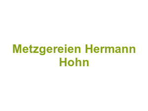 Metzgereien Hermann Hohn Logo
