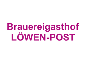 Brauereigasthof LÖWEN-POST Logo