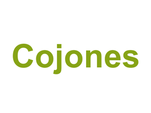 Cojones Logo