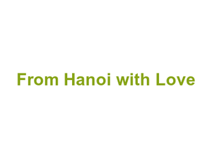 From Hanoi with Love Logo
