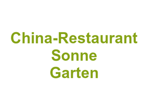 China-Restaurant Sonne Garten Logo