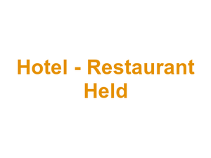 Hotel - Restaurant Held Logo