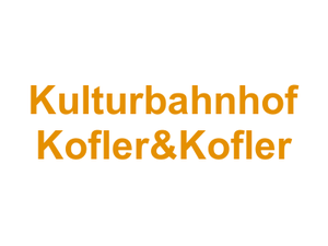 Kulturbahnhof Kofler&Kofler Logo
