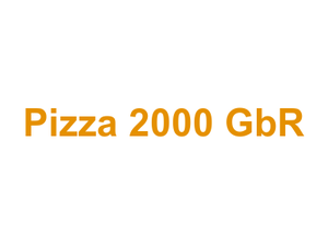 Pizza 2000 GbR Logo