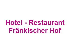Hotel - Restaurant Fränkischer Hof Logo