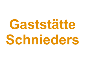 Gaststätte Schnieders Logo