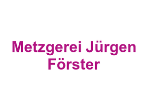 Metzgerei Jürgen Förster Logo