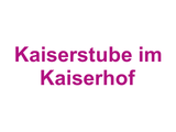 Kaiserstube im Kaiserhof Logo