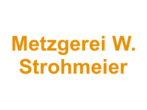 Metzgerei W. Strohmeier Logo