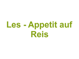 Le's - Appetit auf Reis Logo