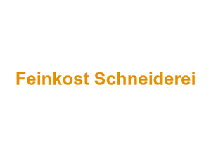 Feinkost Schneiderei Logo