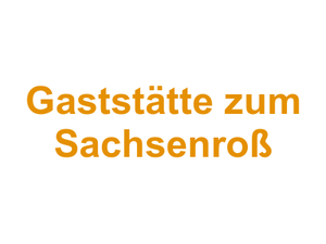 Gaststätte zum Sachsenroß Logo