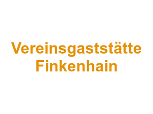 Vereinsgaststätte Finkenhain Logo