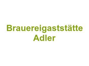 Brauereigaststätte Adler Logo
