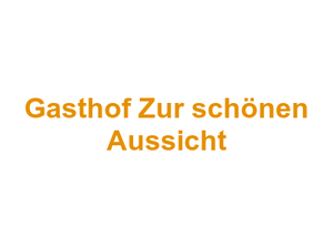 Gasthof Zur schönen Aussicht Logo