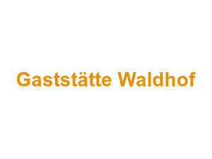 Gaststätte Waldhof Logo