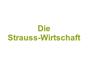 Die Strauss-Wirtschaft Logo