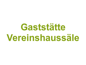 Gaststätte Vereinshaussäle Logo