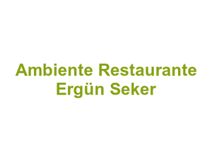 Ambiente Restaurante Ergün Seker Logo