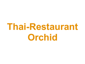 Thai-Restaurant Orchid Logo