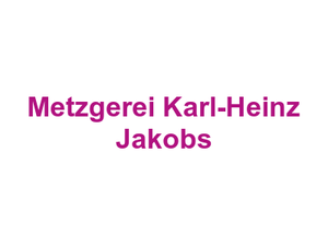 Metzgerei Karl-Heinz Jakobs Logo