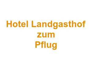 Hotel Landgasthof zum Pflug Logo