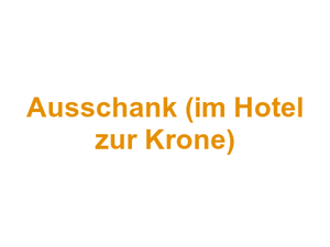 Hachenbucher Brauerei Ausschank (im Hotel zur Krone) Logo