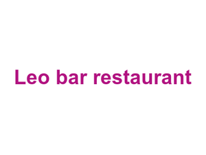 Leo bar restaurant Logo