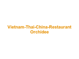 Vietnam-Thai-China-Restaurant Orchidee Logo