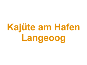 Kajüte am Hafen Langeoog Logo