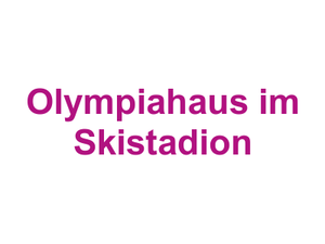 Olympiahaus im Skistadion Logo