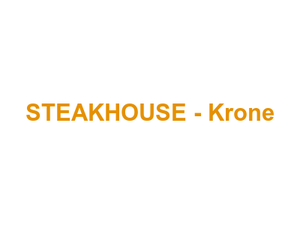 STEAKHOUSE - Krone Logo