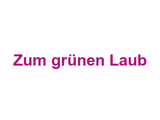 Zum grünen Laub Logo