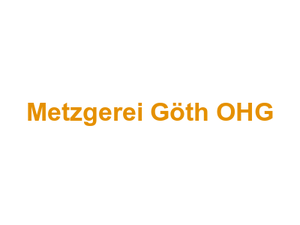 Metzgerei Göth OHG Logo