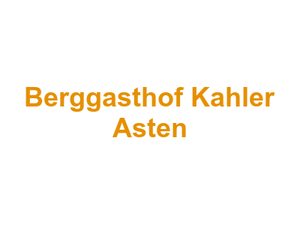 Berggasthof Kahler Asten Logo