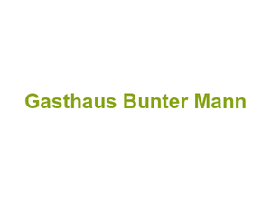 Gasthaus Bunter Mann Logo