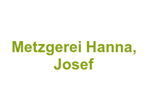 Metzgerei Hanna, Josef Logo