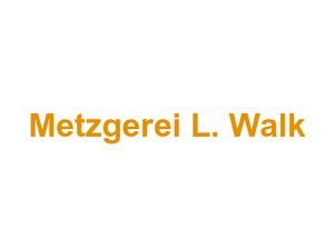 Metzgerei L. Walk Logo