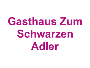 Gasthaus Zum Schwarzen Adler Logo