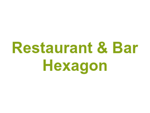 Restaurant & Bar Hexagon Logo