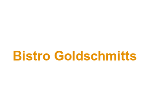 Bistro Goldschmitts Logo