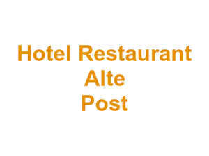 Hotel Restaurant Alte Post Logo