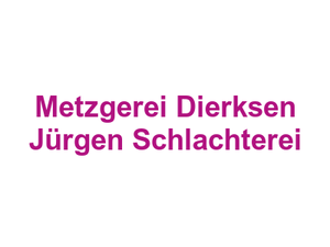 Metzgerei Dierksen Jürgen Schlachterei Logo