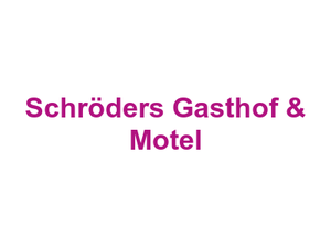 Schröder's Gasthof & Motel Logo