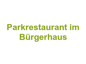 Parkrestaurant im Bürgerhaus Logo