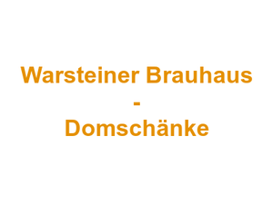 Warsteiner Brauhaus - Domschänke Logo